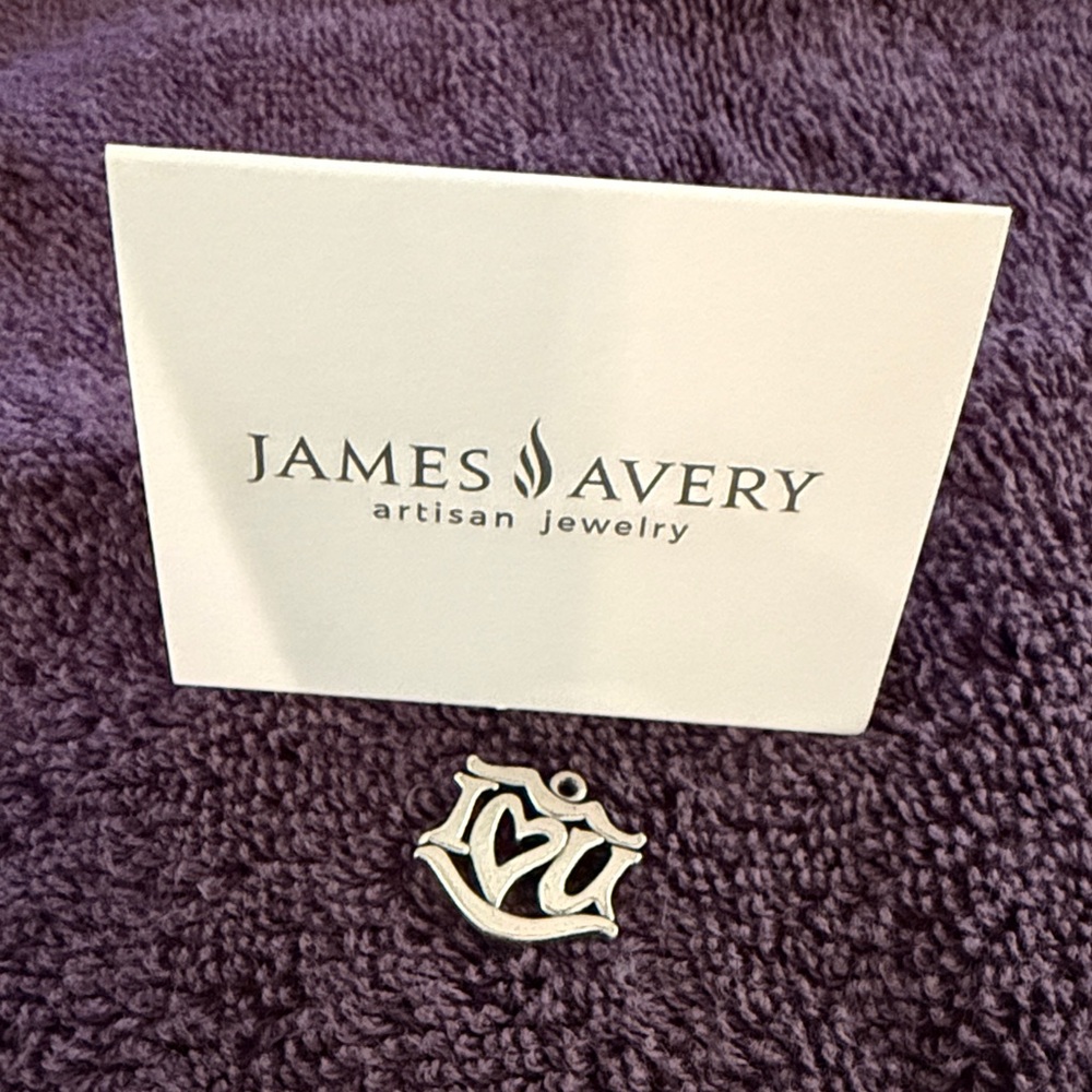 Retired - James Avery Silver “I ❤️ U”  Charm